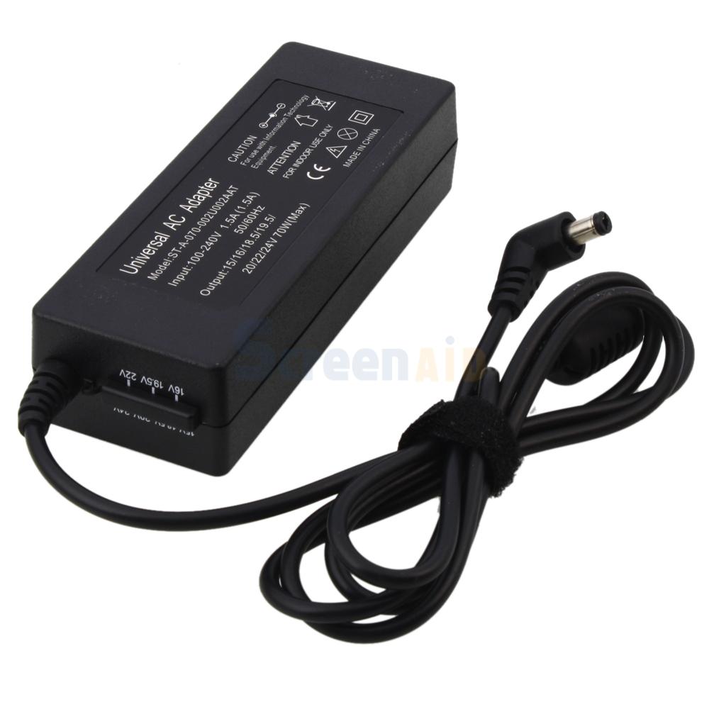 15V24V 65W/70W Max Universal AC Adapter Power Supply Battery Charger
